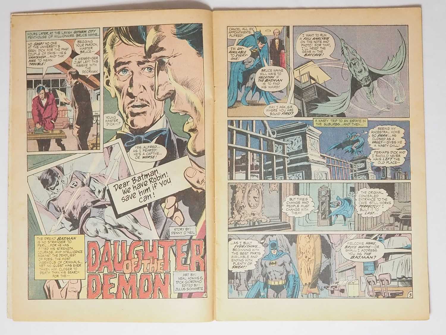 BATMAN #232 (1971 - DC) - The first appearance of Ra's al Ghul & the ...