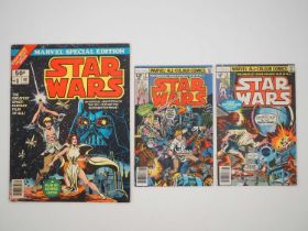 STARS WARS #2, 5 + STAR WARS: MARVEL TREASURY EDITION #1 (3 in Lot) - (1977 - MARVEL - UK Price
