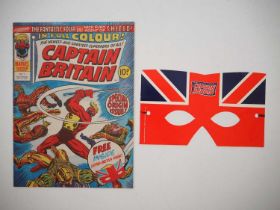 CAPTAIN BRITAIN #1 - (1976 - BRITISH MARVEL) - Dated October 13th - FREE GIFT INCLUDED - Origin