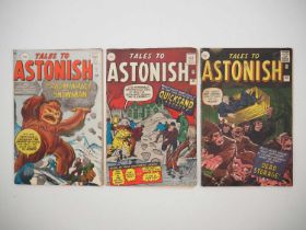 TALES TO ASTONISH #24, 32 & 33 (3 in Lot) - (1961/1962 - MARVEL - UK Price Variant) - "The