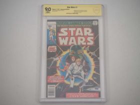 STAR WARS #1 - (1977 - MARVEL) - GRADED 9.0 (VF/NM) by CBCS (NEWSSTAND EDITION)- The First issue