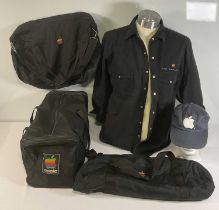 APPLE COMPUTERS - A group of Apple collectibles and memorabilia to include a New Macintosh button-up