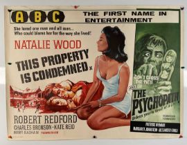 A group of 1960s ABC Style UK Quad double bill film posters comprising THE IDOL / SKULL (1966) and
