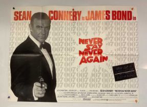 JAMES BOND: NEVER SAY NEVER AGAIN (1983) Advance London West End UK Quad film poster, starring