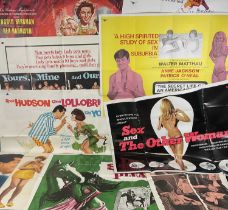 A large quantity of 1960s comedy films UK Quad posters to include FATHER DEAR FATHER (1968), PAINT