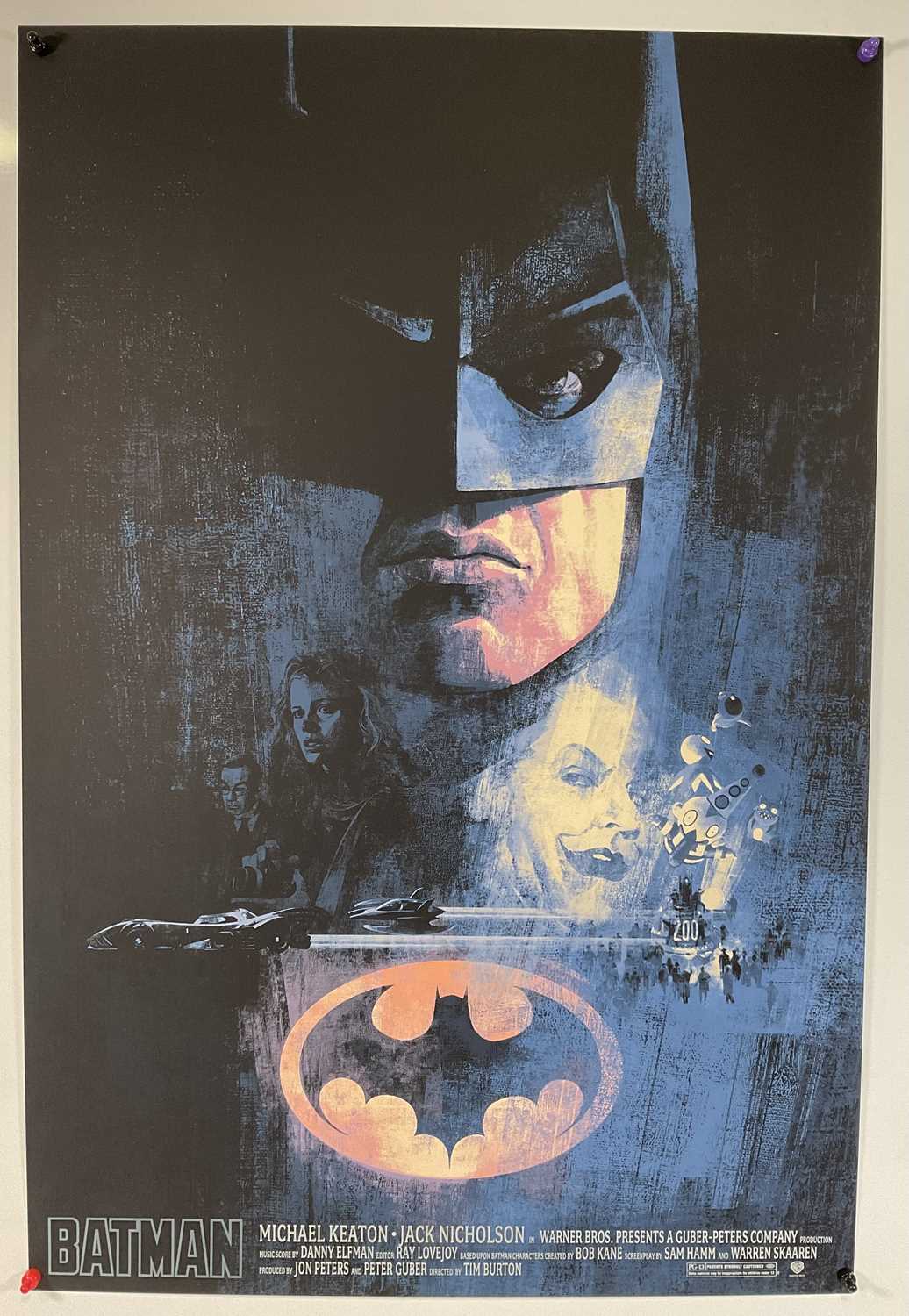 ALTERNATIVE MOVIE POSTERS - BATMAN (1989) by HANS WOODY, 2020, limited edition of only 65 (