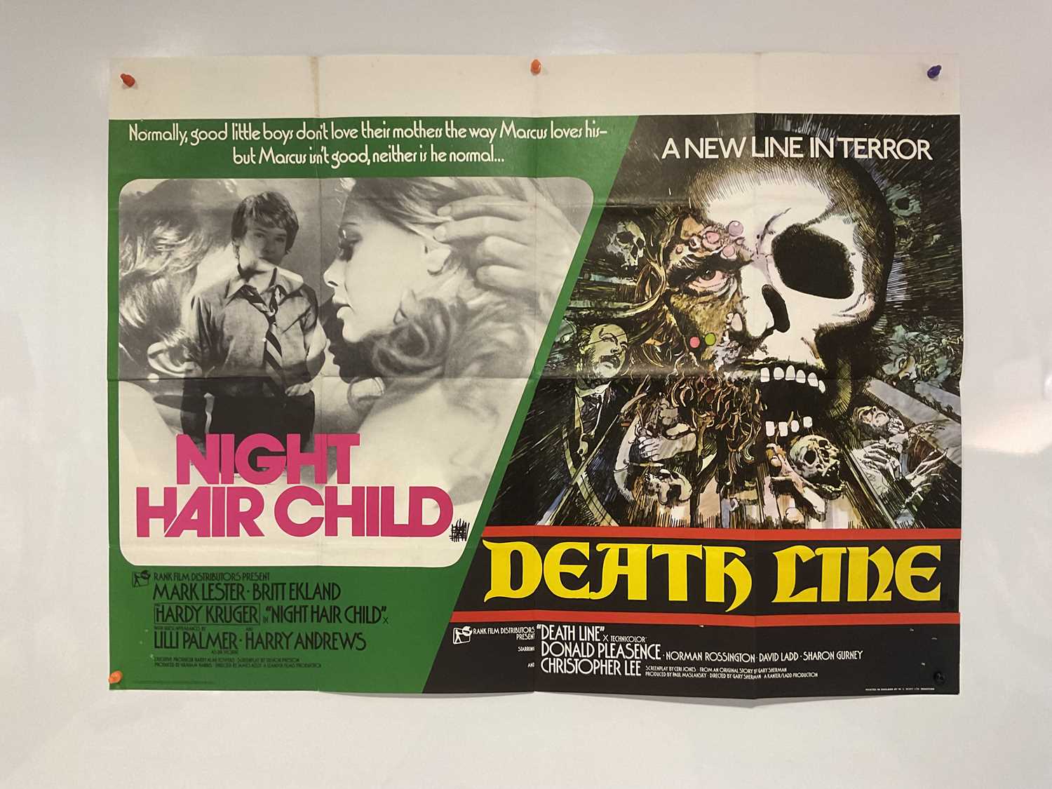 A group of UK Quad film posters to include: CASTLE OF EVIL / INVASION OF THE BODY SNATCHERS ( - Image 4 of 11