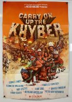 CARRY ON UP THE KHYBER (1968) - UK One Sheet Movie Poster, artwork by Italian poster artist Renato