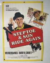 COMEDY - STEPTOE AND SON RIDE AGAIN (1973) British one sheet, previously folded, rolled, and press