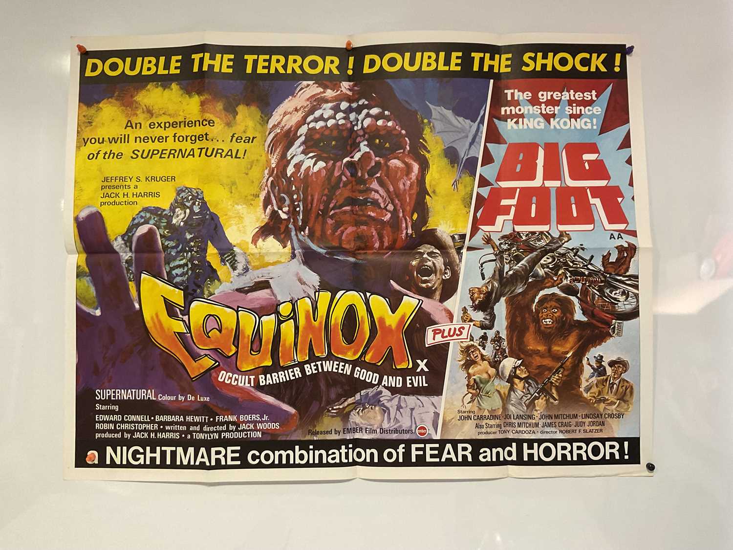 A group of UK Quad film posters to include: CASTLE OF EVIL / INVASION OF THE BODY SNATCHERS ( - Image 7 of 11
