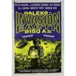 DALEKS: INVASION EARTH 2150 AD(1966) - Late 1960s re-release - UK one sheet film poster - folded