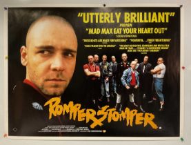 ROMPER STOMPER (1993) UK Quad film poster starring Russel Crowe, (rolled)