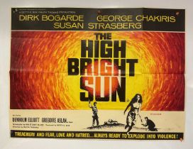 THE HIGH BRIGHT SUN (MCGUIRE, GO HOME!) (1965) UK Quad film poster - Dirk Bogarde in the war time
