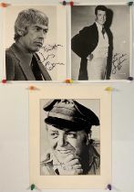 THE GREAT ESCAPE AUTOGRAPHS - A trio of autographed promotional stills from THE GREAT ESCAPE (