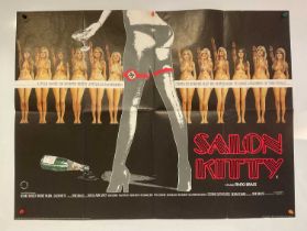 SALON KITTY (MADAM KITTY) (1976) UK Quad film poster - Given the Swastika and nude women