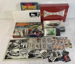 GERRY ANDERSON INTEREST - A collection of Gerry Anderson memorabilia to include Supermarionation box