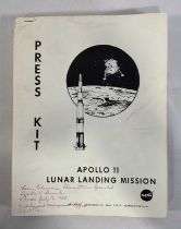 A NASA Press Kit for the Apollo 11 Lunar Landing Mission that belonged to employee Essie Coleman -