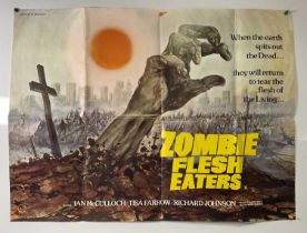 ZOMBIE FLESH EATERS (1979) TOM BEAUVAIS stunning artwork for LUCIO FULCI's masterpiece horror widely