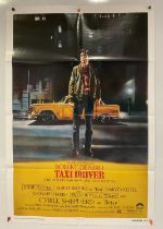 TAXI DRIVER (1976) 1990s reproduction commercial poster approx 27" x 39" (folded)