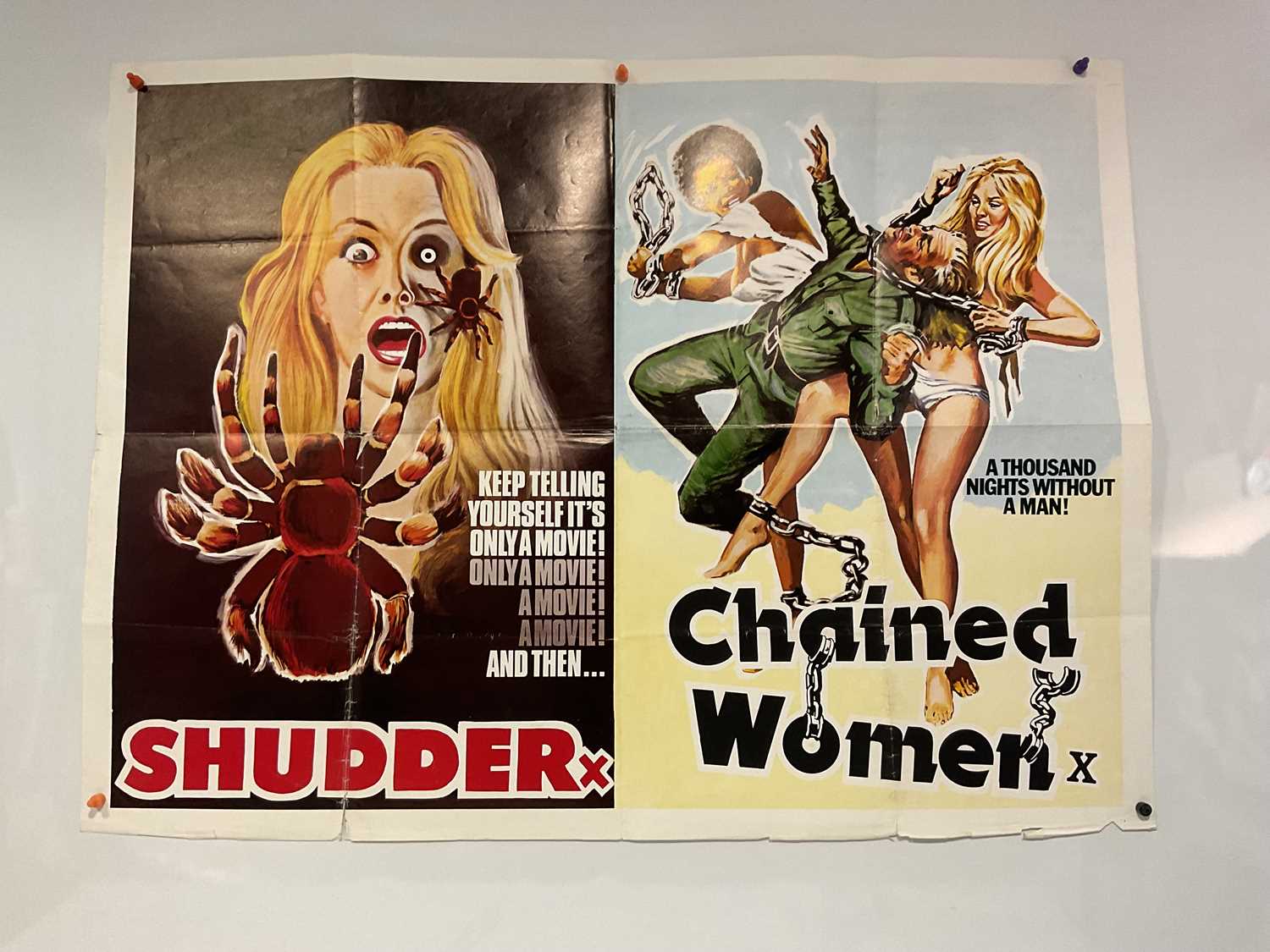 A group of UK Quad film posters to include: CASTLE OF EVIL / INVASION OF THE BODY SNATCHERS ( - Image 5 of 11