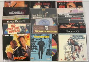 A collection of action and crime Laserdiscs to include: TAXI DRIVER (1973) 1993 re-release, THE
