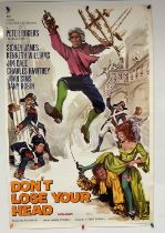 CARRY ON DON'T LOSE YOUR HEAD (1967) UK one sheet movie poster - Renato Fratini artwork (rolled)