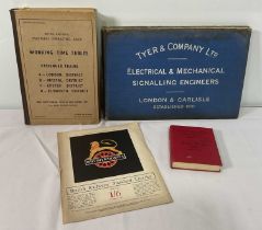 RAILWAYANA - A group of early 20th century Railway books to include a Tyre and Company hardback