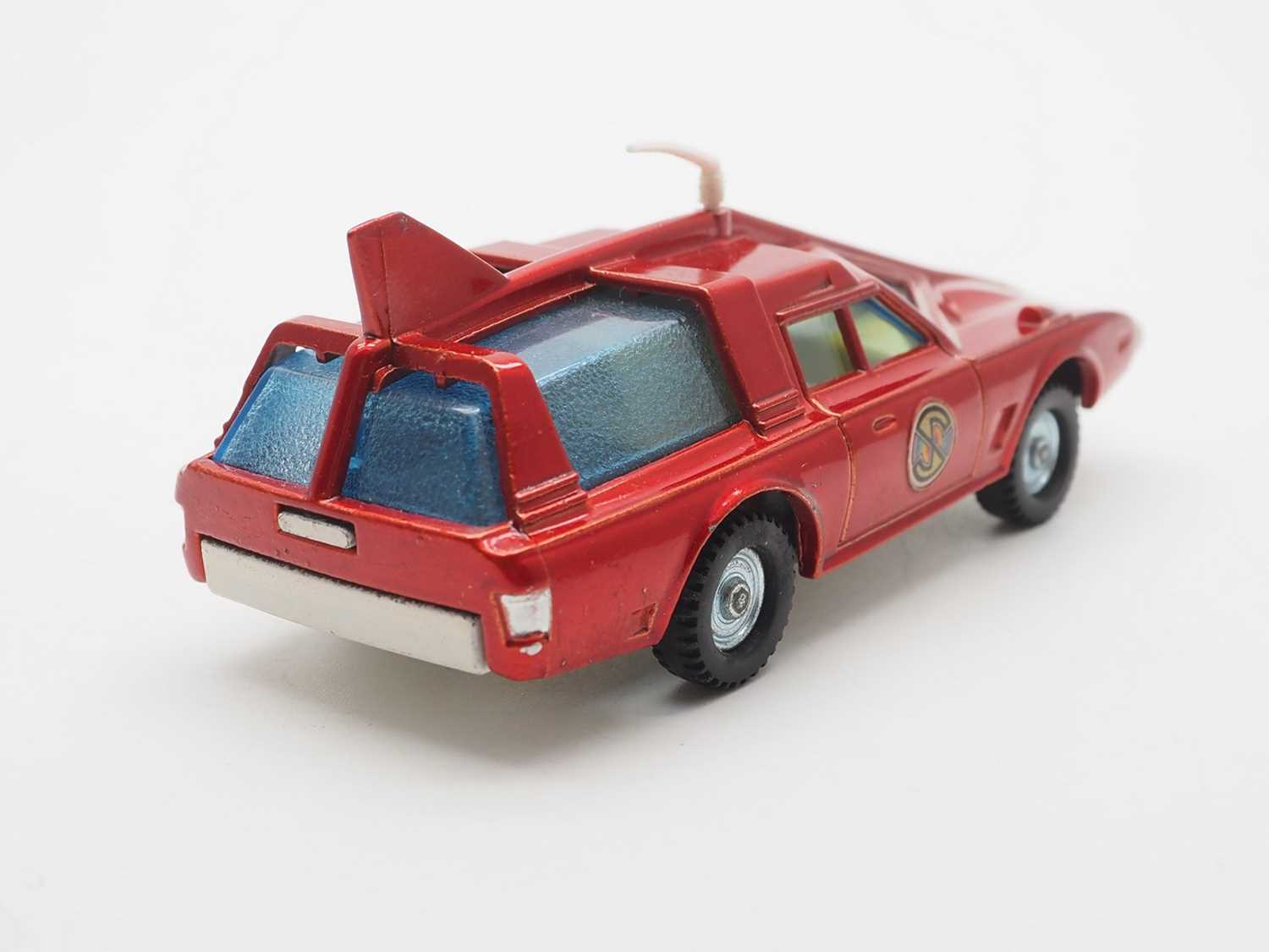 Restored Gerry Anderson Dinky 104 Captain Scarlet Spectrum Pursuit Vehicle Captain Black Version In Repro Box - Sally Antiques - Foto 6