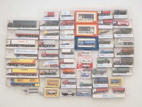 A group of HO scale plastic model vehicles, mostly by IGRA in original boxes - VG/E in VG boxes (
