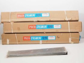 A quantity of G scale PECO streamline track (45mm) comprising approx. circa 15+ pieces of varying