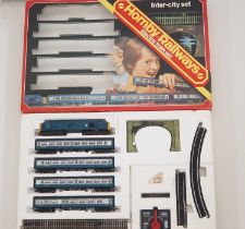 A HORNBY OO gauge R686 Intercity Passenger Train Set, circa 1975, appears complete - VG in G/VG box