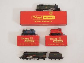 A group of boxed and unboxed TRIANG OO gauge steam and diesel locomotives to include an 0-4-0