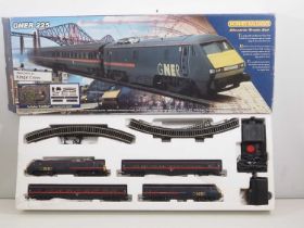 A HORNBY OO gauge GNER 225 electric passenger train set appears complete - VG in G box