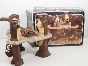 A Star Wars (Return of the Jedi) Ewok Village Action Playset, appears complete with original box