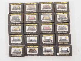 A mixed group of GRAHAM FARISH N gauge wagons of various types - G/VG in G/VG boxes (20)