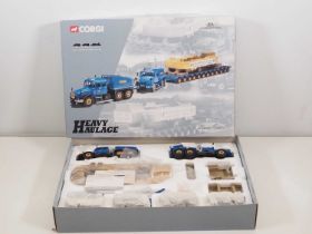A CORGI 1:50 scale diecast 'Heavy Haulage' set No. 18002 in Pickfords livery - VG in VG box