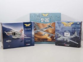 A group of 1:72 and 1:144 scale diecast aircraft by CORGI AVIATION ARCHIVE to include a Boeing '