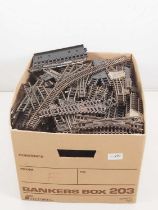 A large lucky dip lot of OO gauge track from various manufacturers - F/G (unboxed) (Q)