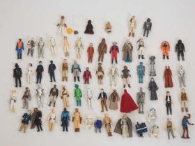 A large group of vintage PALITOY Star Wars figures - all late 1970s/early 1980s - all in VG