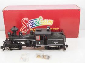 A SPECTRUM by BACHMANN G scale American Outline Two-Truck Heisler steam loco in 'Little River