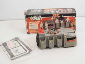 A vintage Star Wars PALITOY Imperial Troop Transporter, with instructions, appears complete - VG