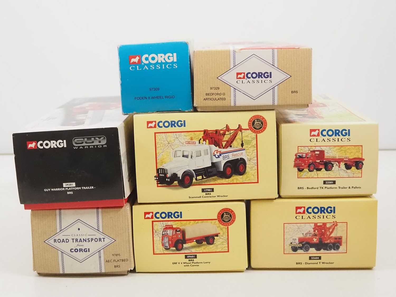 A group of CORGI CLASSICS rigid and articulated diecast lorries, all 'British Road Services' - Image 2 of 2