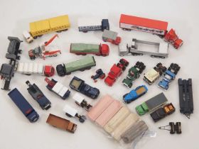 A large quantity of mostly 1:50 scale CORGI diecast lorries and vans together with a quantity of