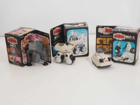 A group of vintage Star Wars (Empire Strikes Back) PALITOY small vehicles and accessories comprising