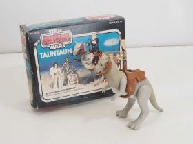 A vintage Star Wars (Empire Strikes Back) PALITOY Tauntaun figure, bridle missing - G/VG in G box