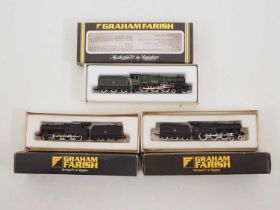 A group of GRAHAM FARISH N gauge steam locomotives all in BR liveries - G/VG in G/VG boxes (3)