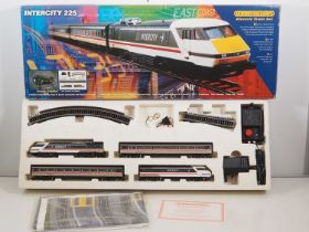 A HORNBY OO gauge Intercity 225 passenger train set, appears complete - VG in VG box