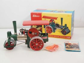 A WILESCO live steam road roller 'Old Smoky' in original box, appears complete - VG/E in G/VG box