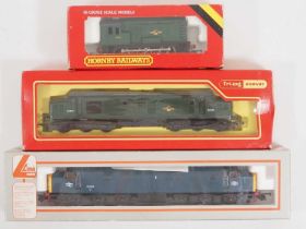 A group of OO gauge diesel locomotives by TRIANG HORNBY, HORNBY and LIMA comprising classes 08 and