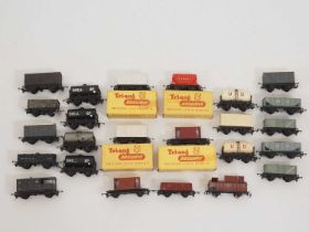 A group of TRIANG TT gauge boxed and unboxed wagons - G in G boxes (where boxed) (Q)